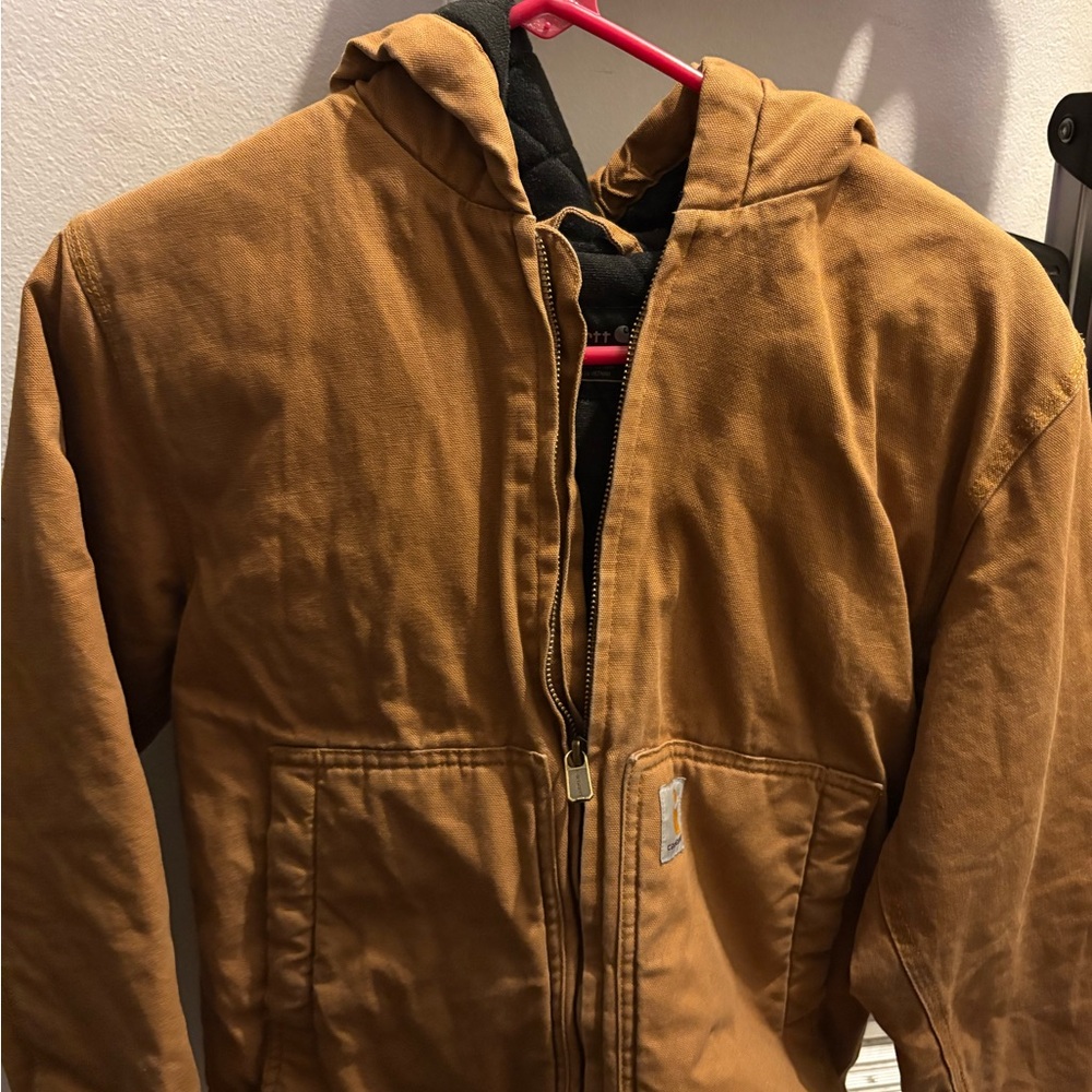 Carhartt Boy's Tan Hooded Jacket